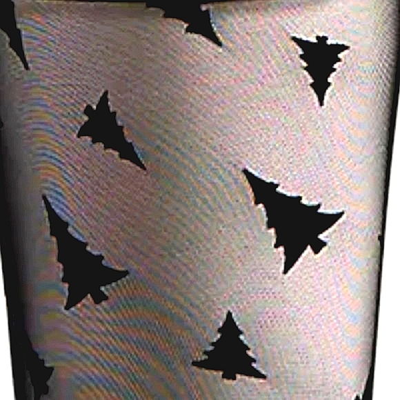 ❤️NWT VINTAGE TORRID LEGGING - MESH FLOCKED CHRISTMAS TREE HOLIDAY - PLUS SIZE - Picture 2 of 11